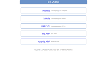 Tablet Screenshot of liga365.net